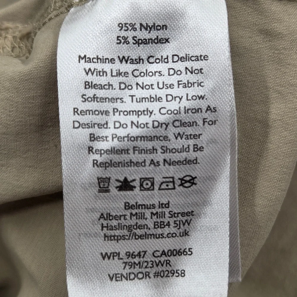 Eddie Bauer Horizon Guide Chino Pants Khaki Tan Nylon Stretch Mens 34x30‎